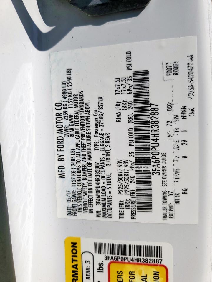 2017 FORD FUSION