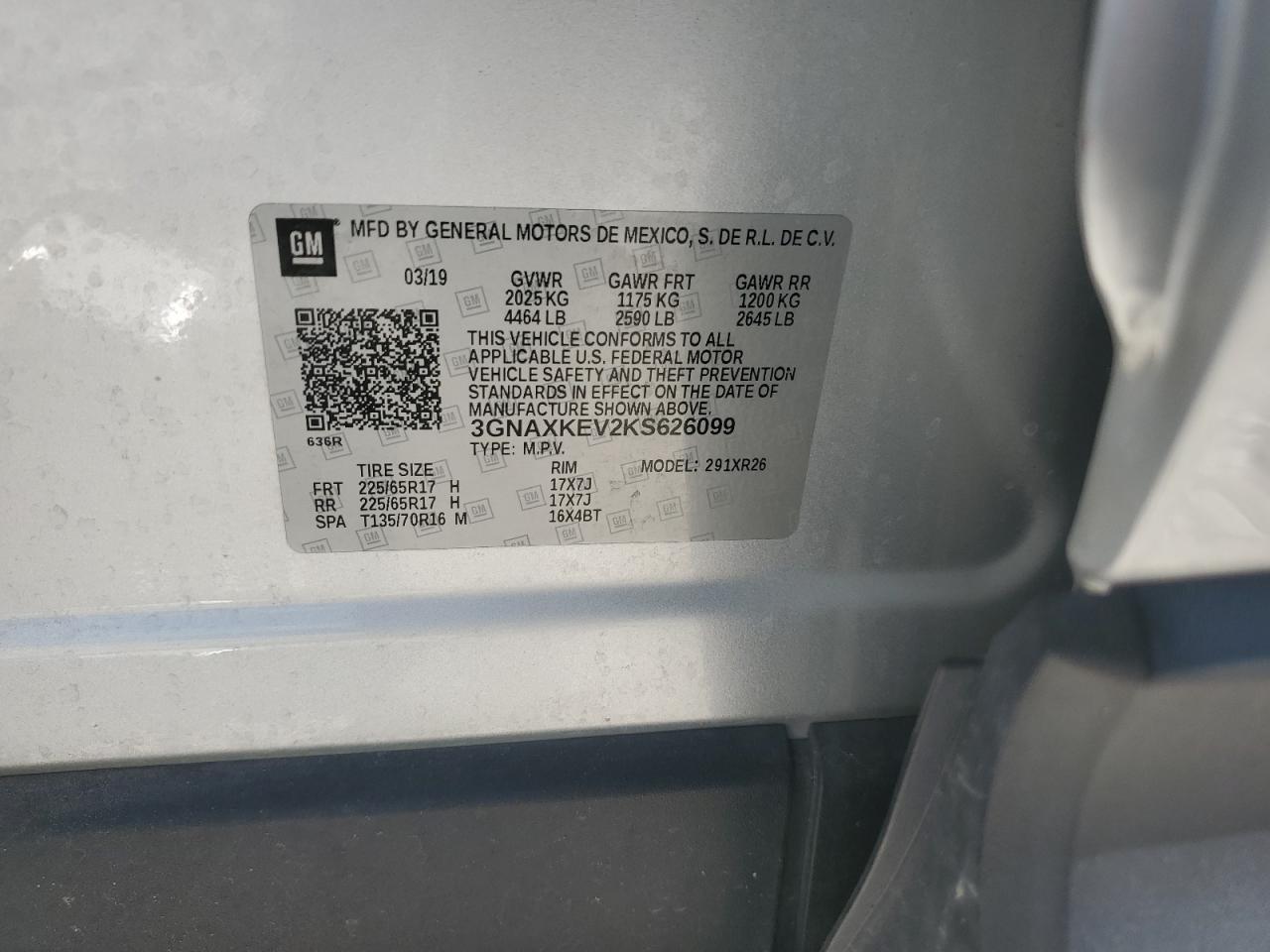 2019 CHEVROLET EQUINOX