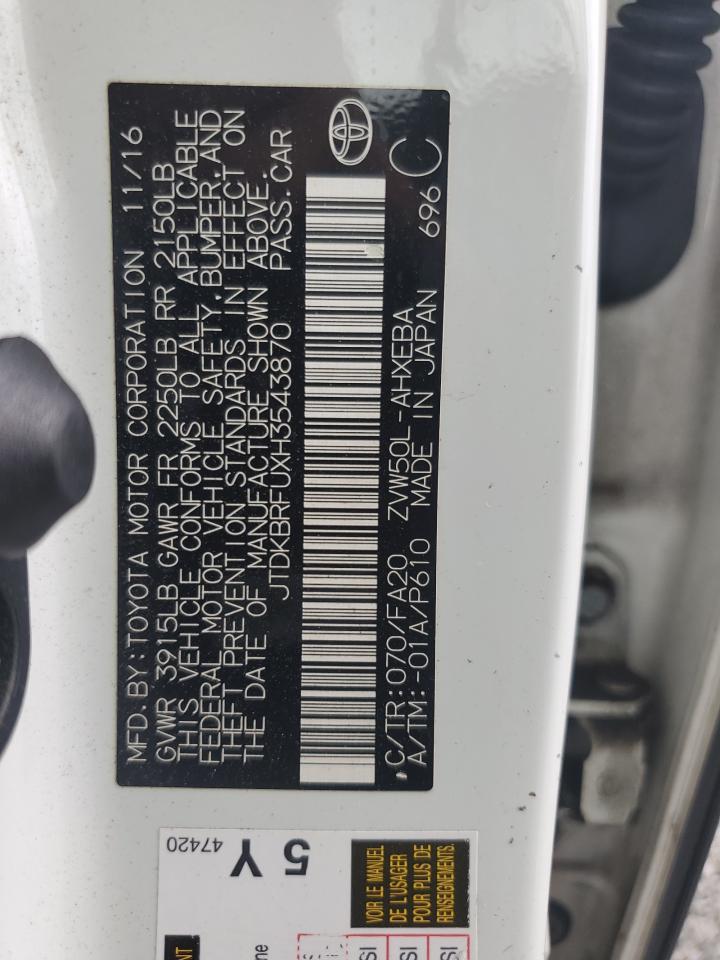 2017 TOYOTA PRIUS