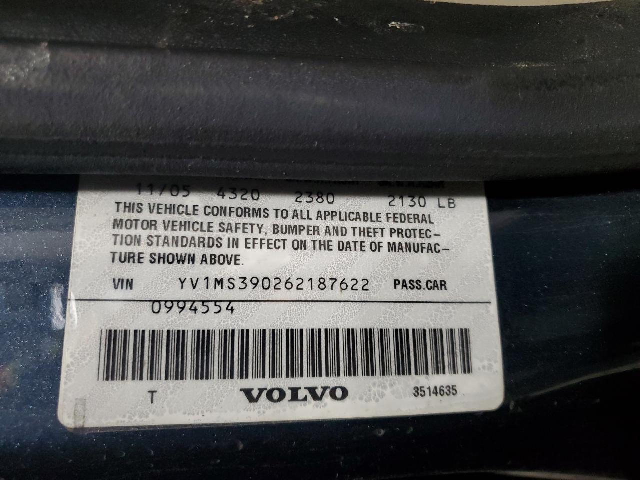 2006 VOLVO S40