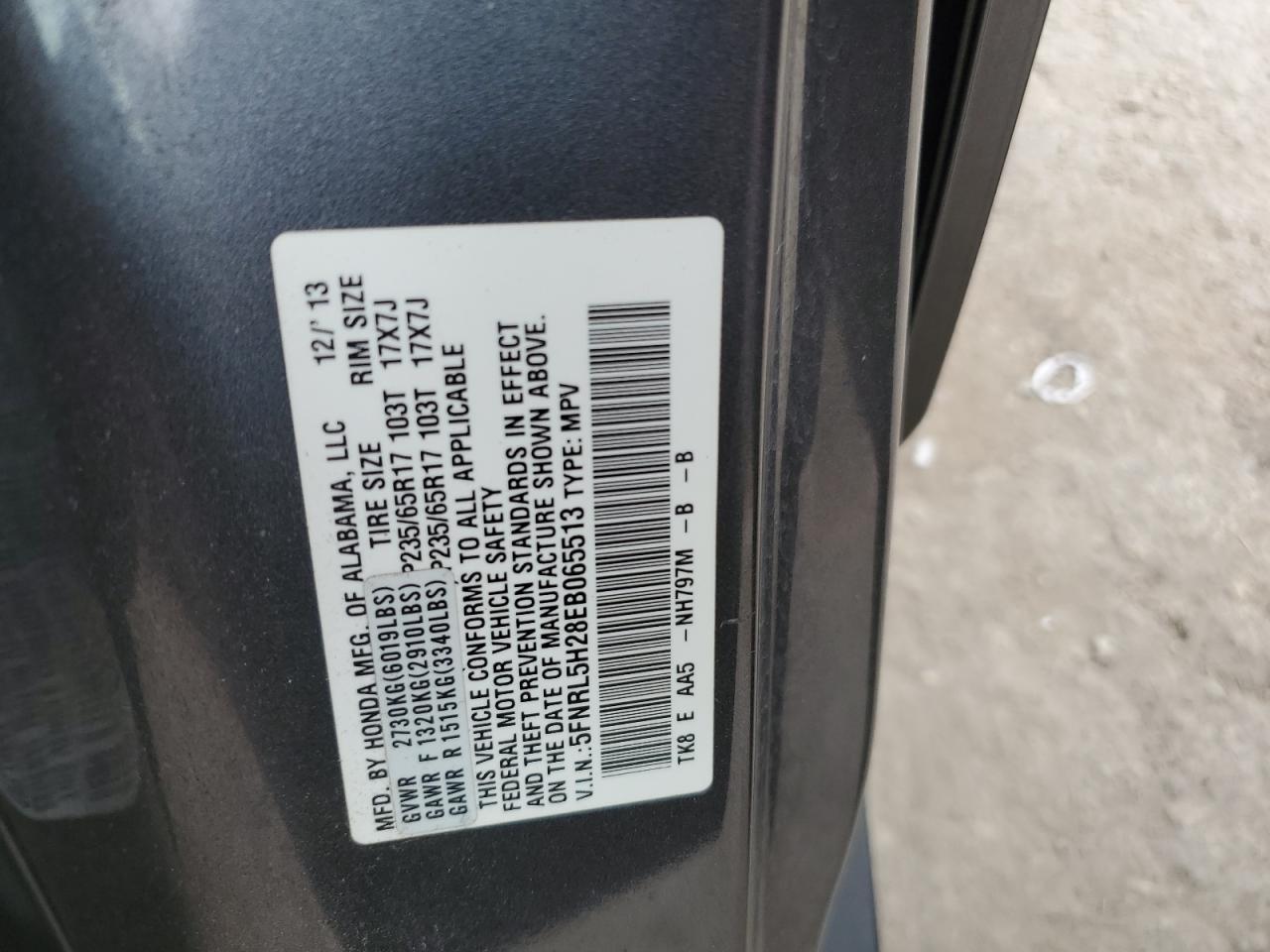 2014 HONDA ODYSSEY