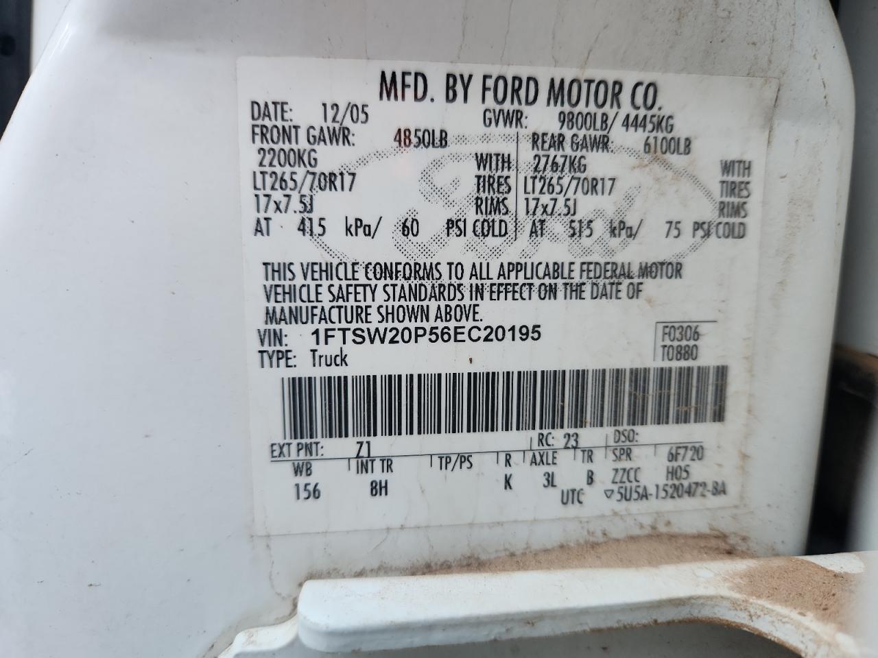 2006 FORD F-250