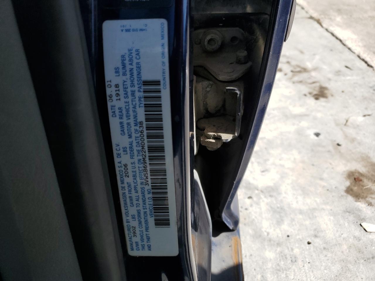 2002 VOLKSWAGEN JETTA