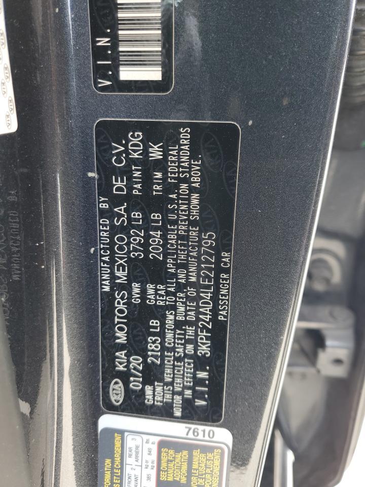 2020 KIA FORTE