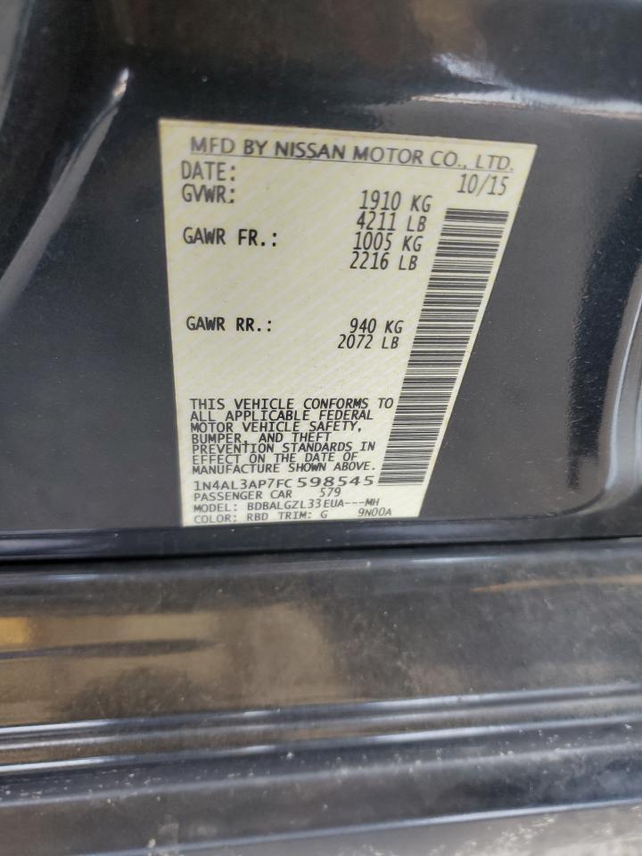 2015 NISSAN ALTIMA