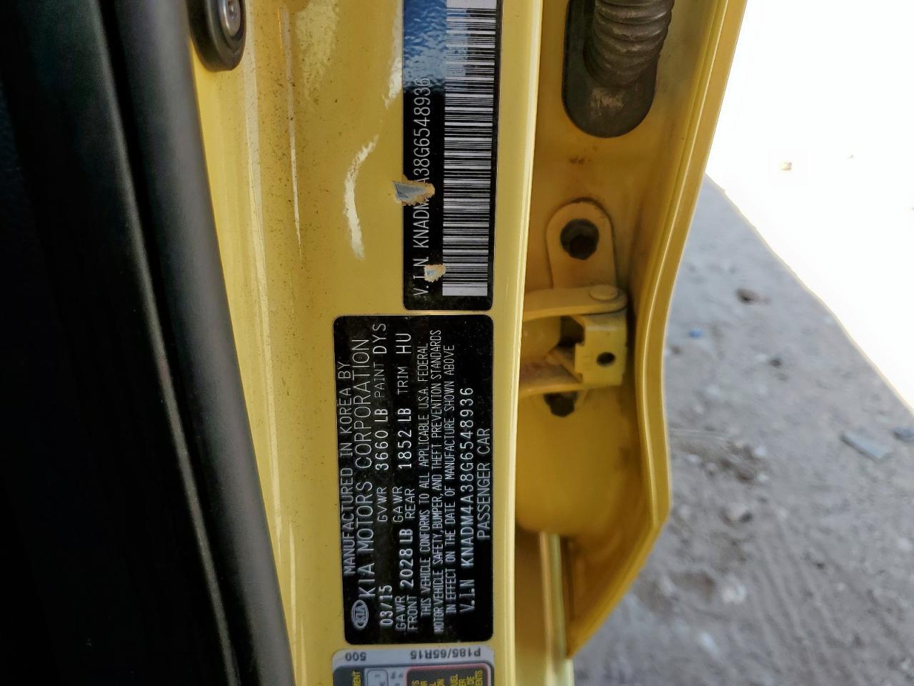 2016 KIA RIO