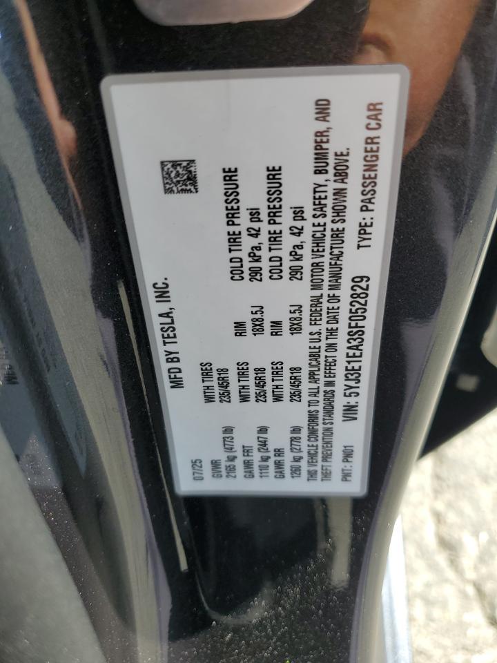 2025 TESLA MODEL 3