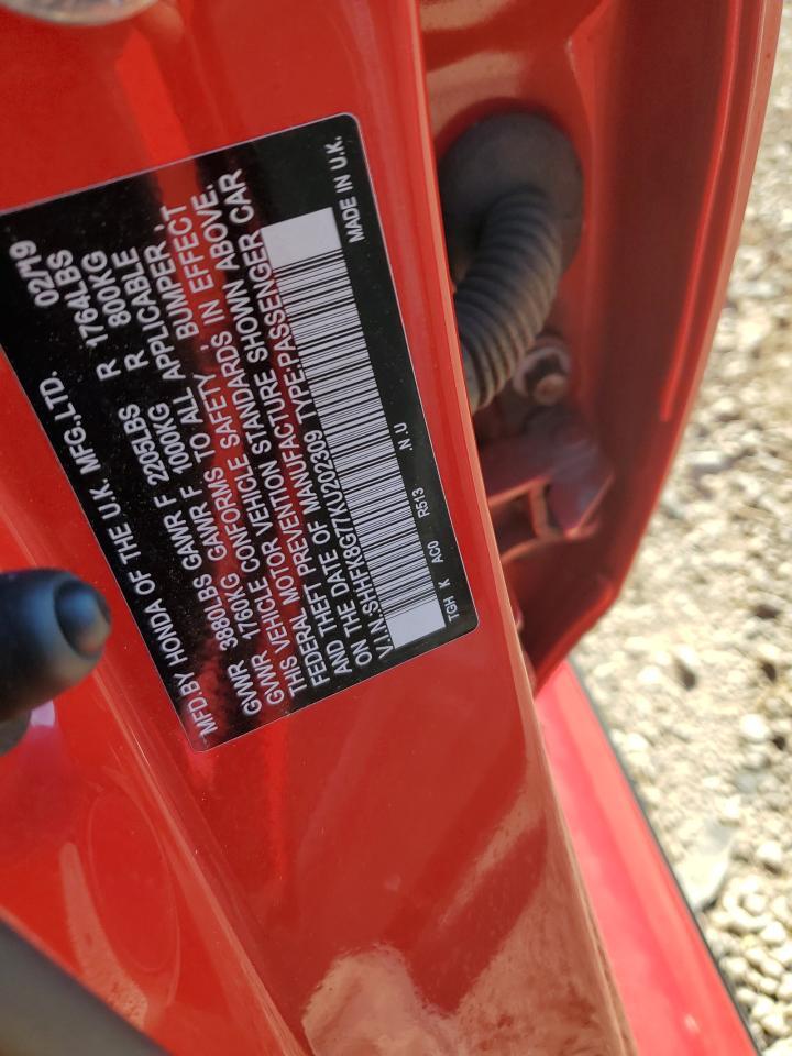 2019 HONDA CIVIC
