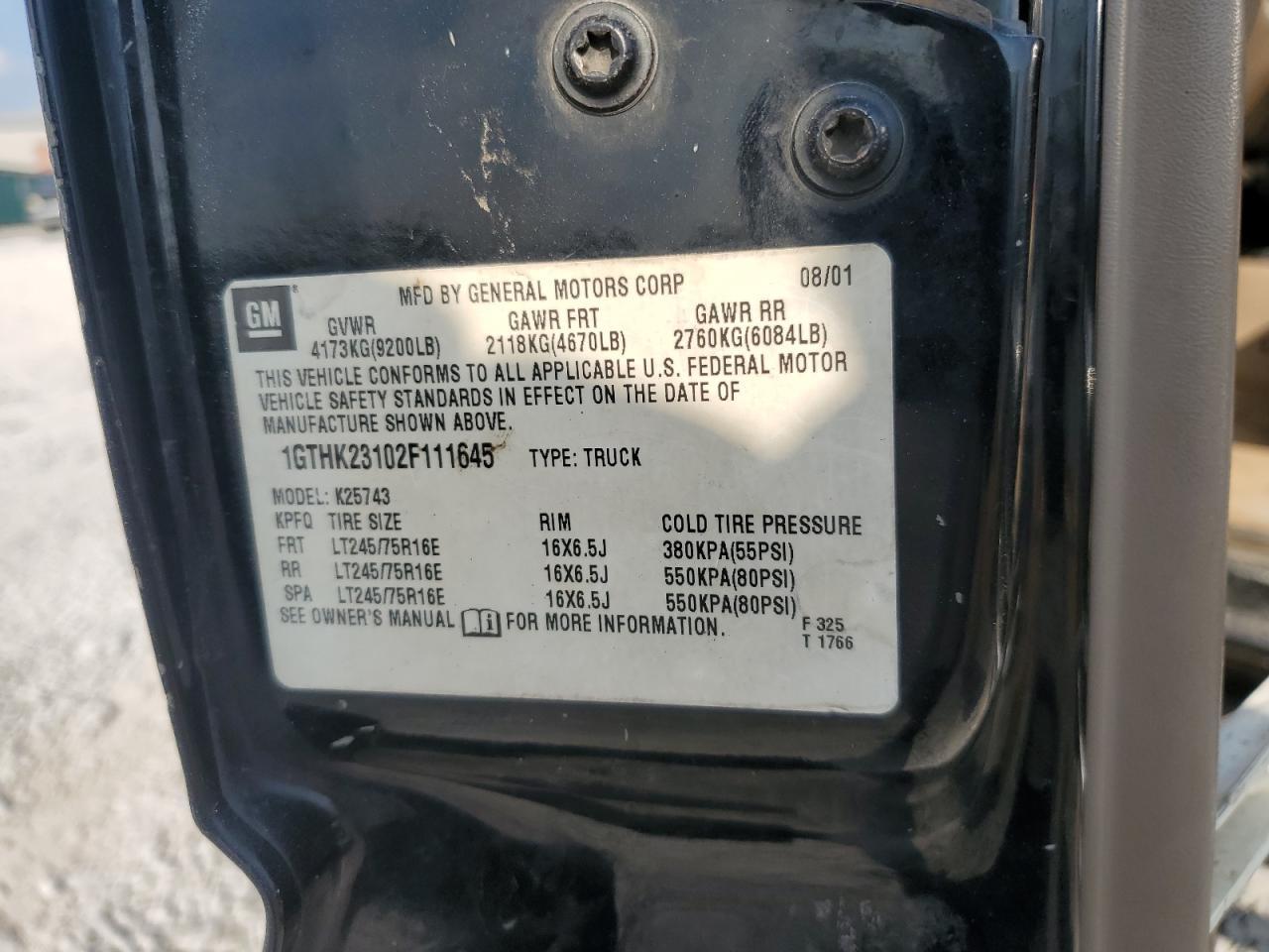 2002 GMC Sierra