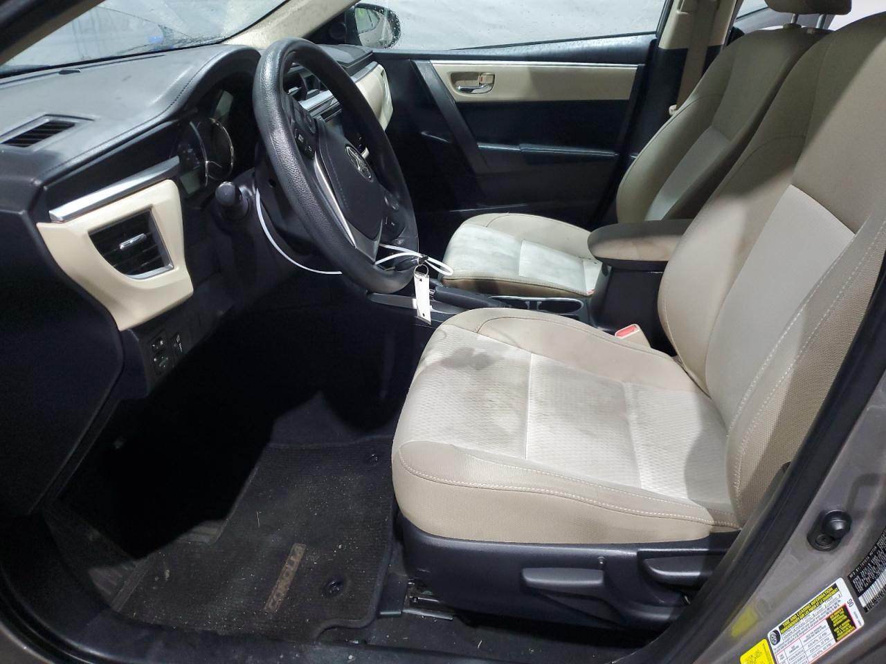 2016 TOYOTA COROLLA