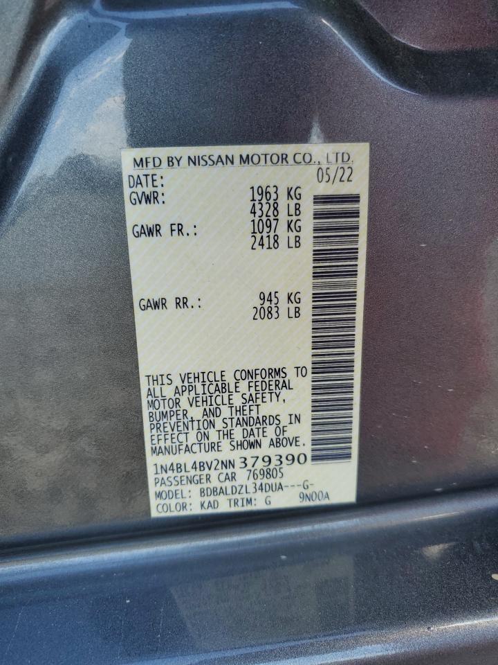 2022 NISSAN ALTIMA