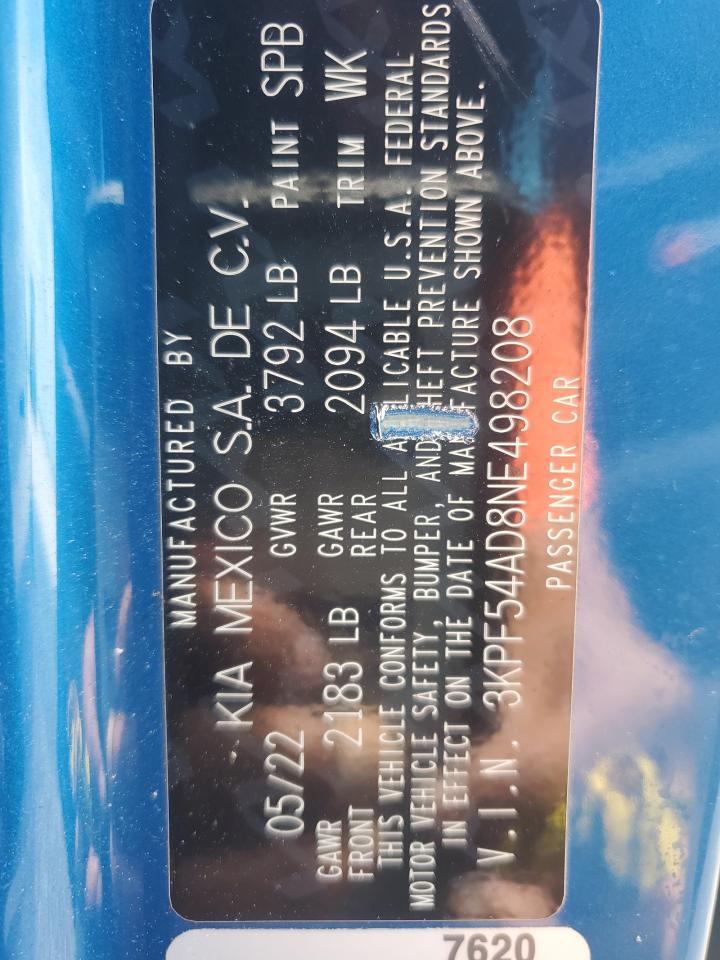 2022 KIA FORTE