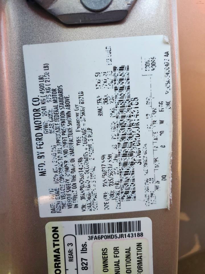 2018 FORD FUSION