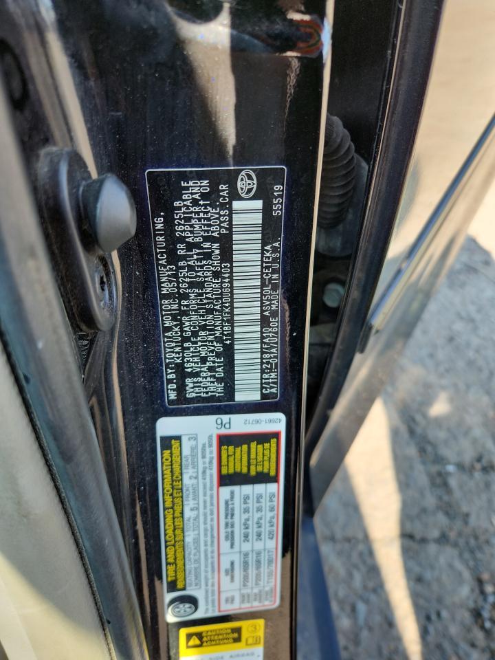 2013 TOYOTA CAMRY