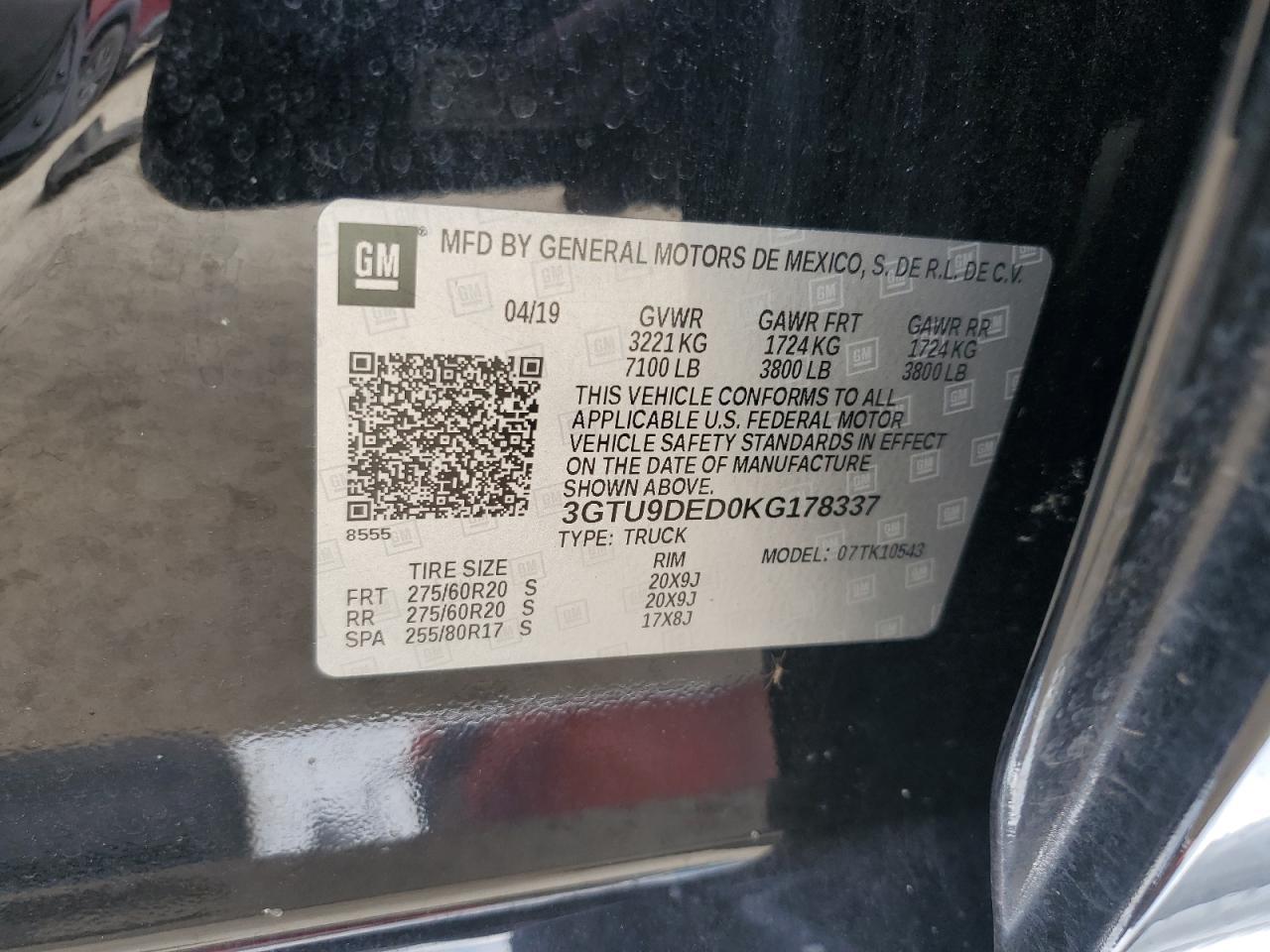 2019 GMC Sierra