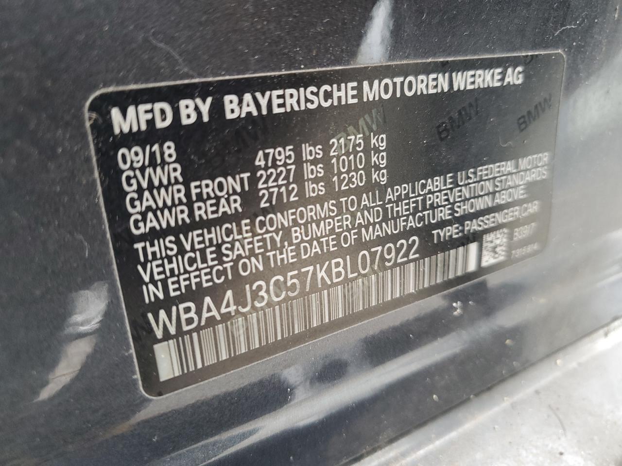 2019 BMW 4 Series