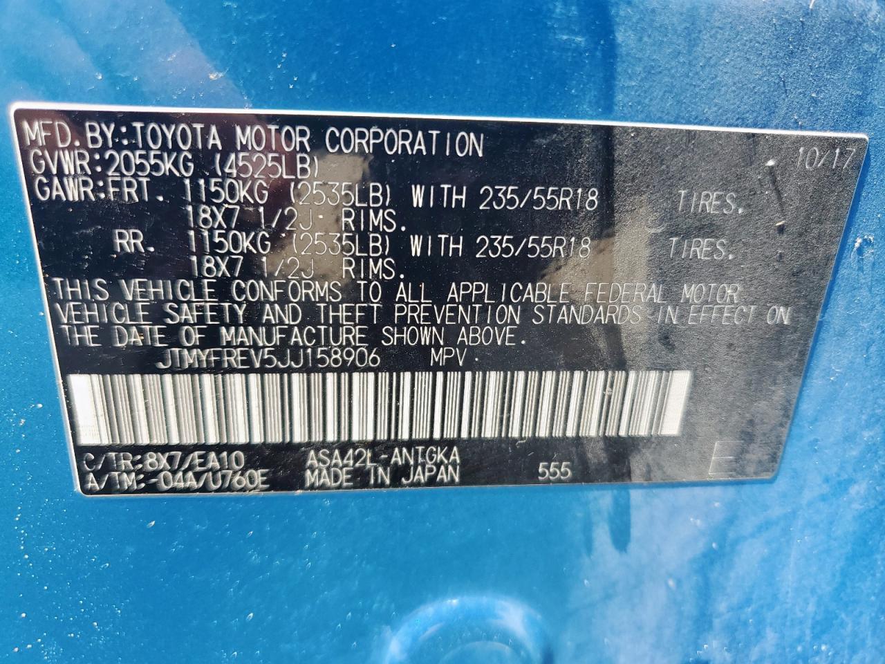 2018 TOYOTA RAV4