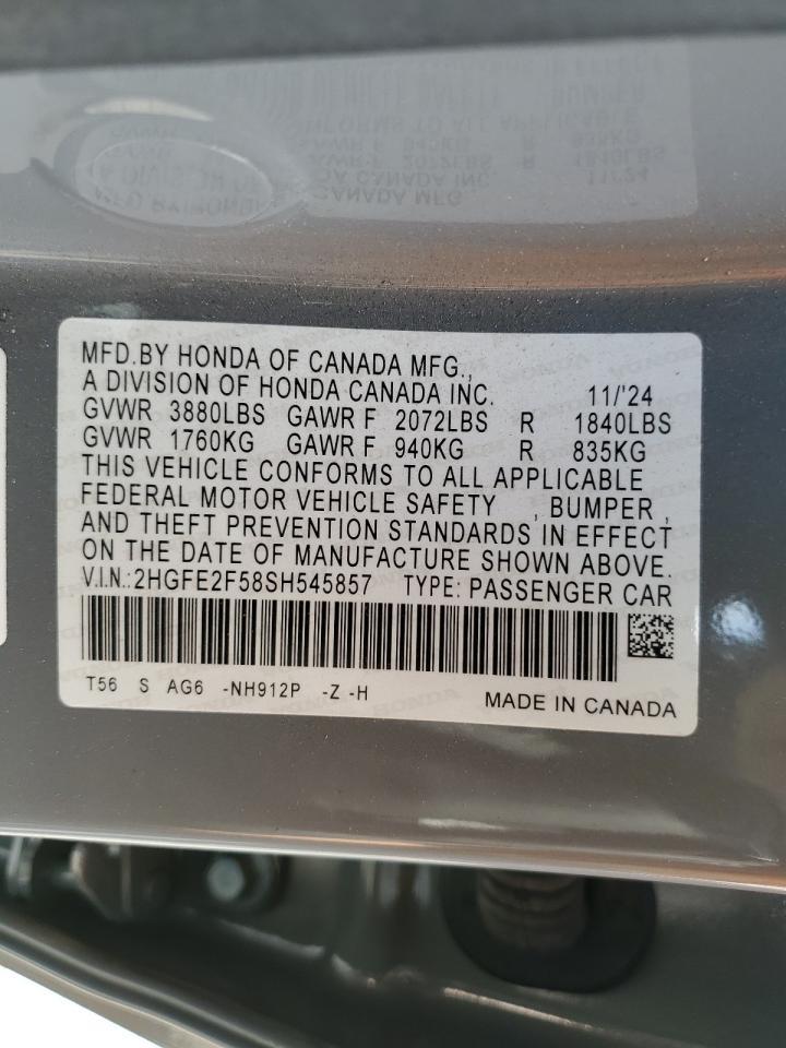 2025 HONDA CIVIC