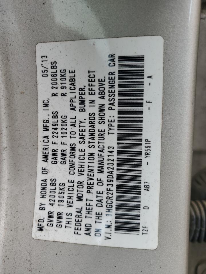 2013 HONDA ACCORD
