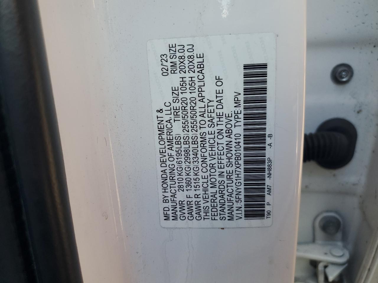 2023 HONDA PILOT