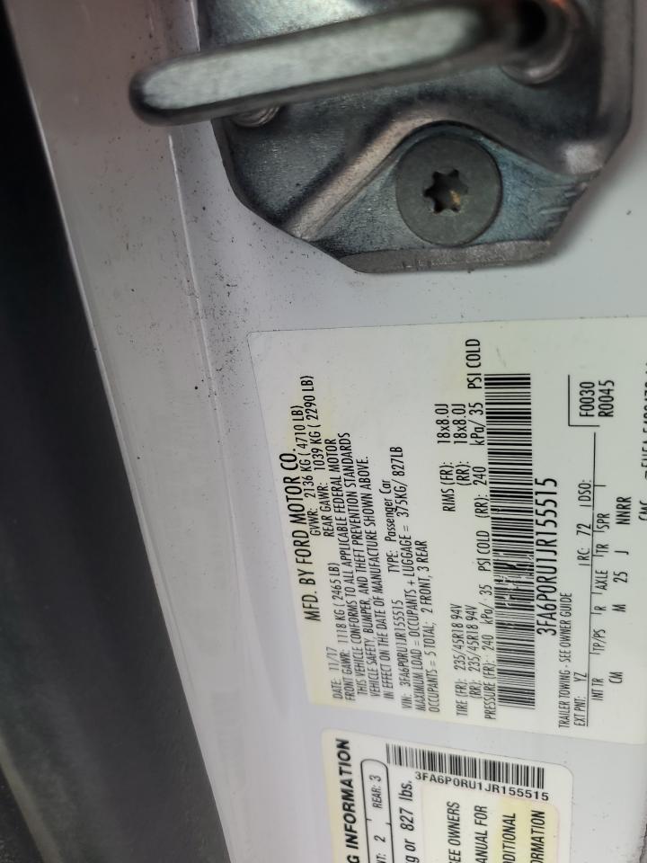 2018 FORD FUSION