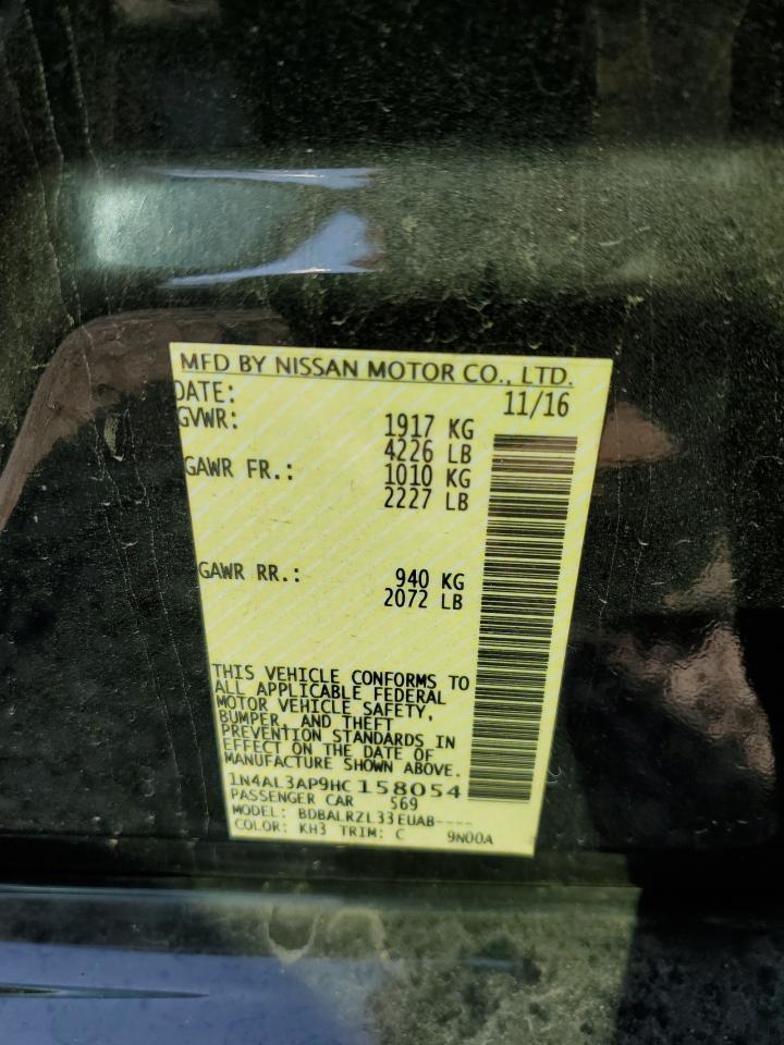 2017 NISSAN ALTIMA