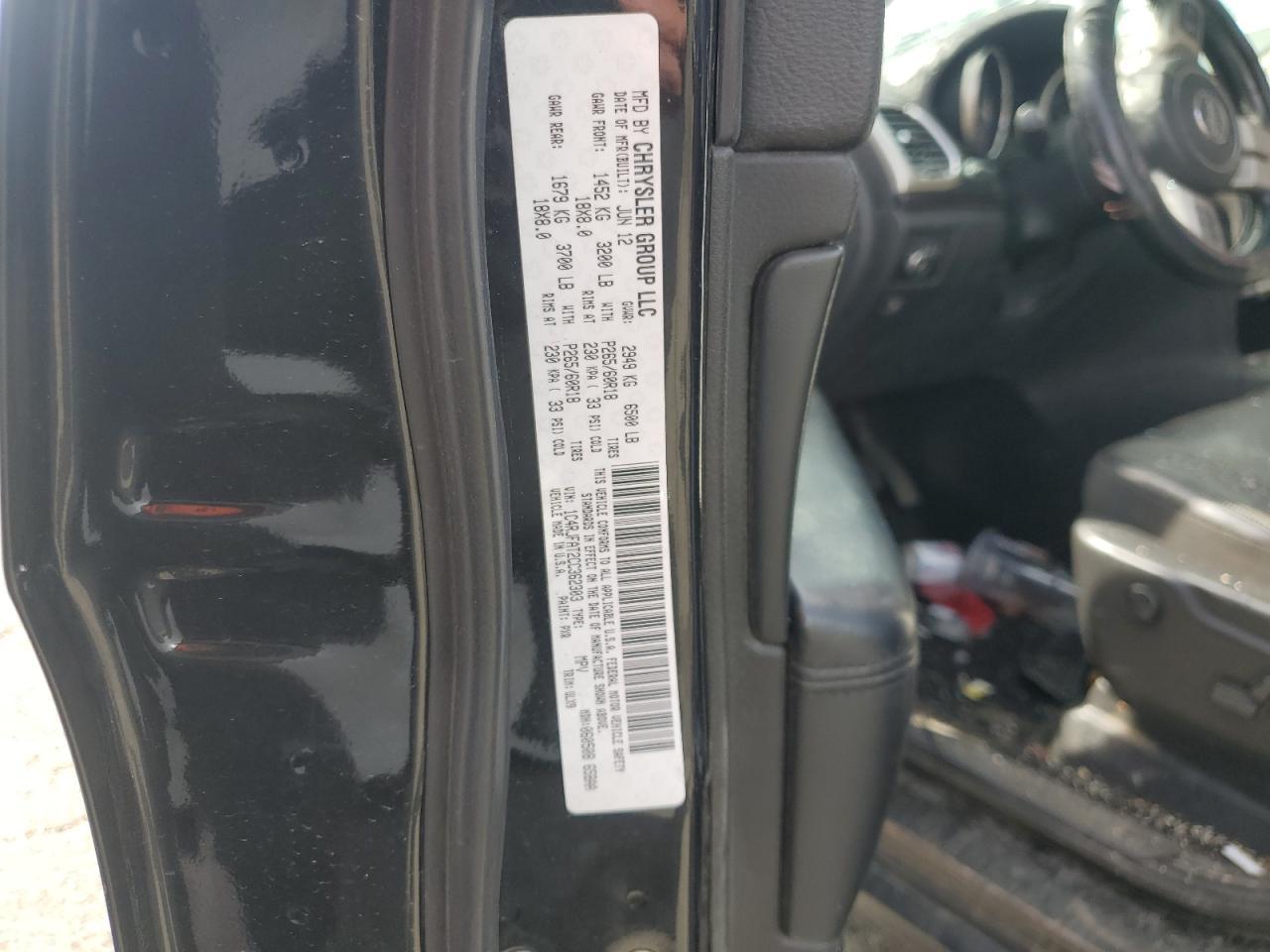 2012 JEEP Grand Cherokee