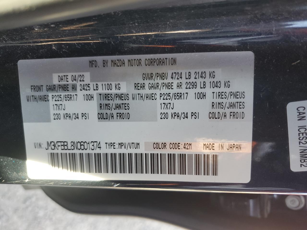 2022 MAZDA CX-5