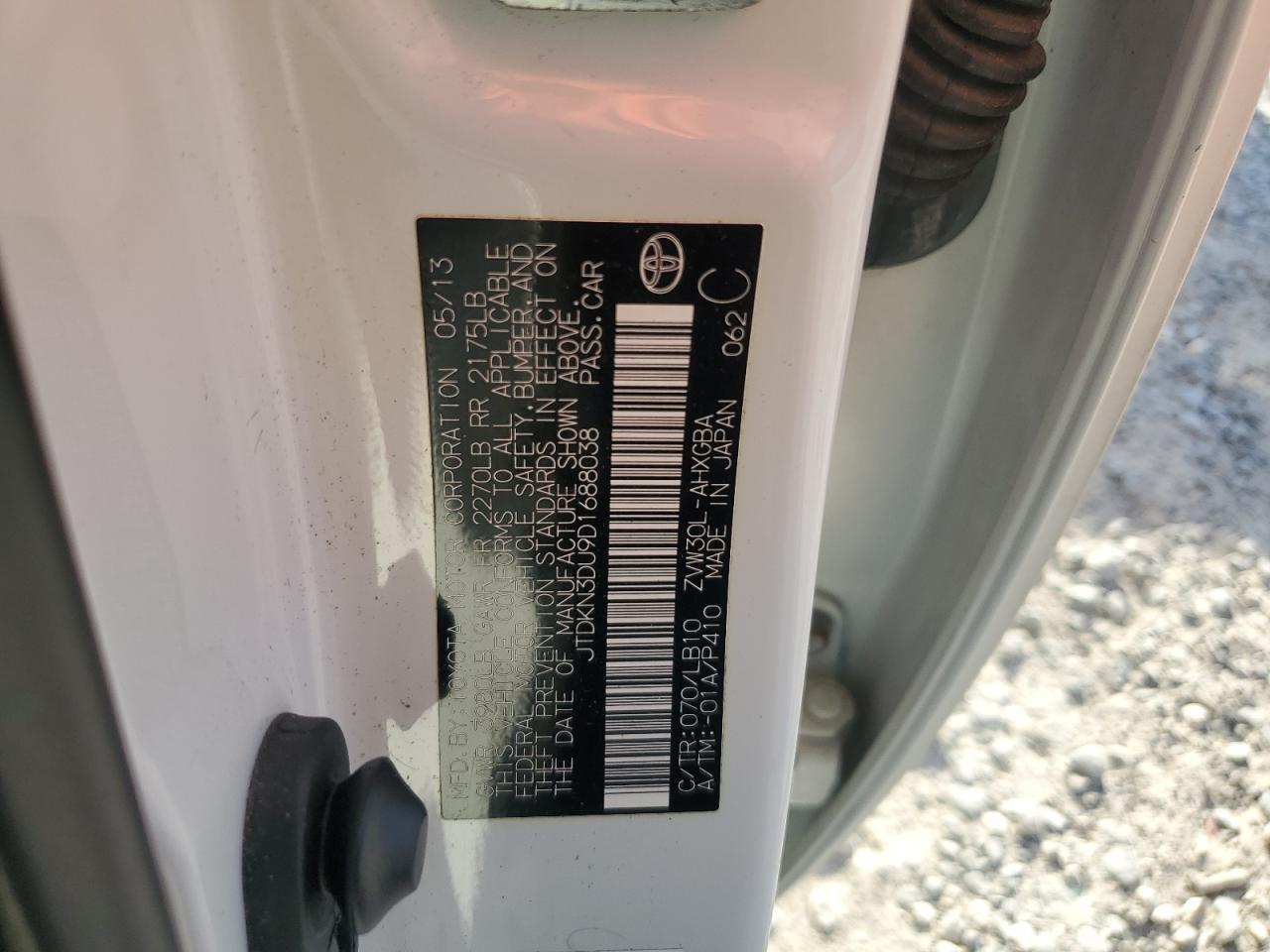 2013 TOYOTA PRIUS