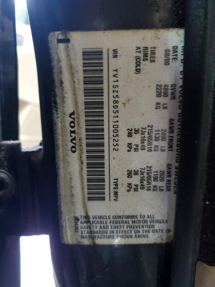 2001 VOLVO V70