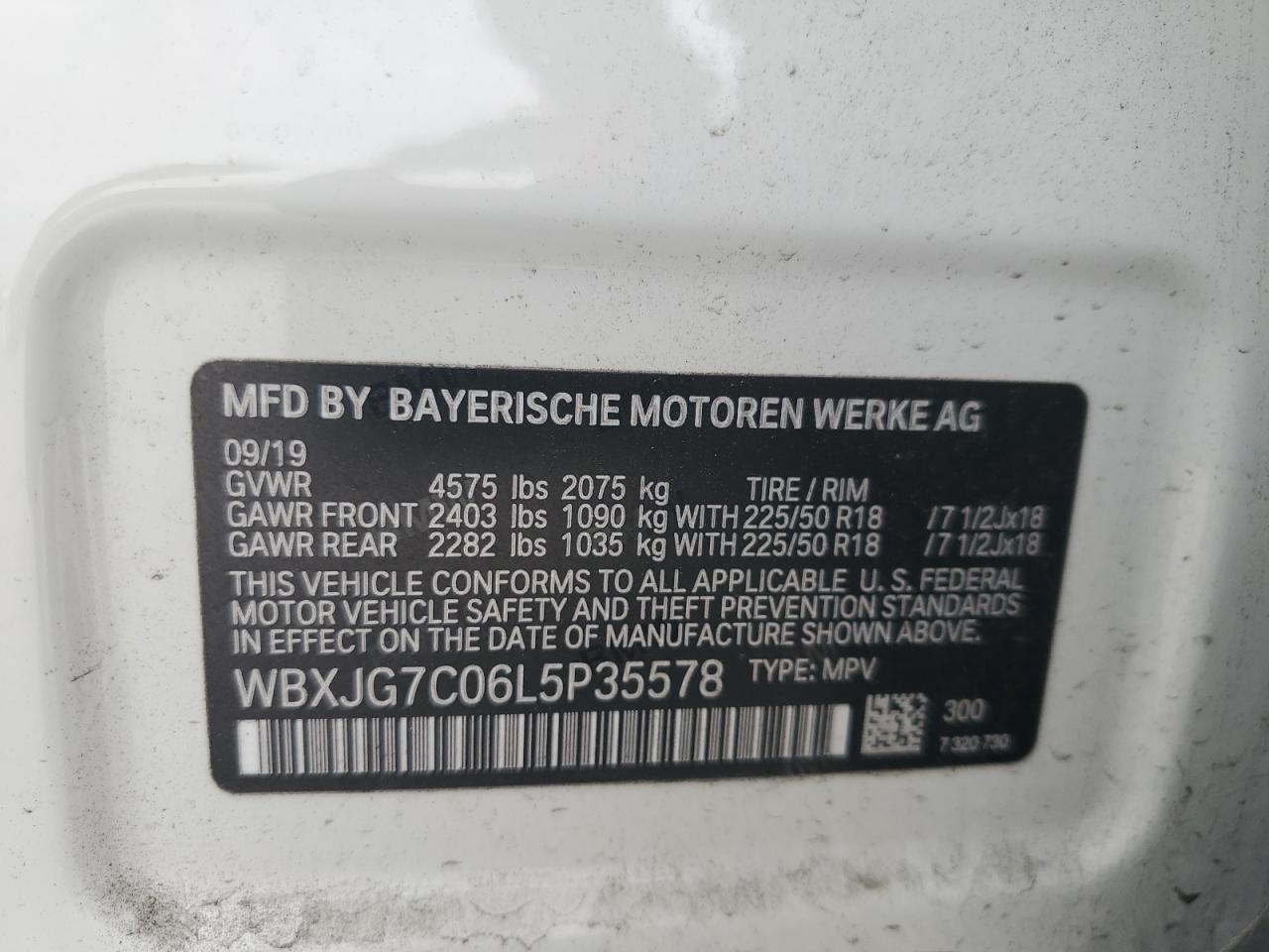 2020 BMW X1