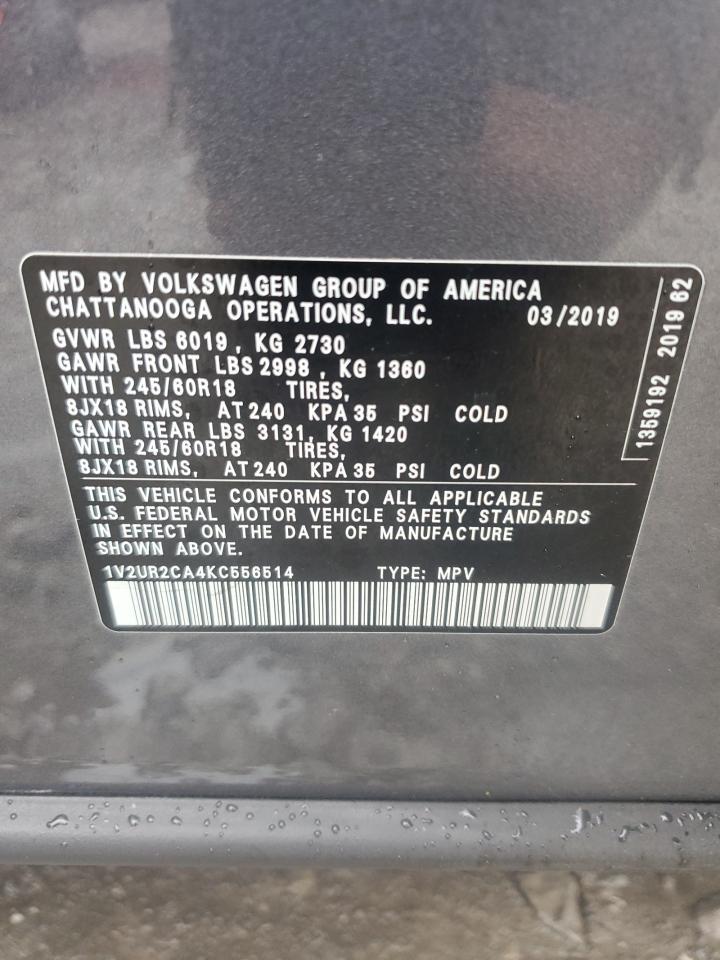 2019 VOLKSWAGEN ATLAS
