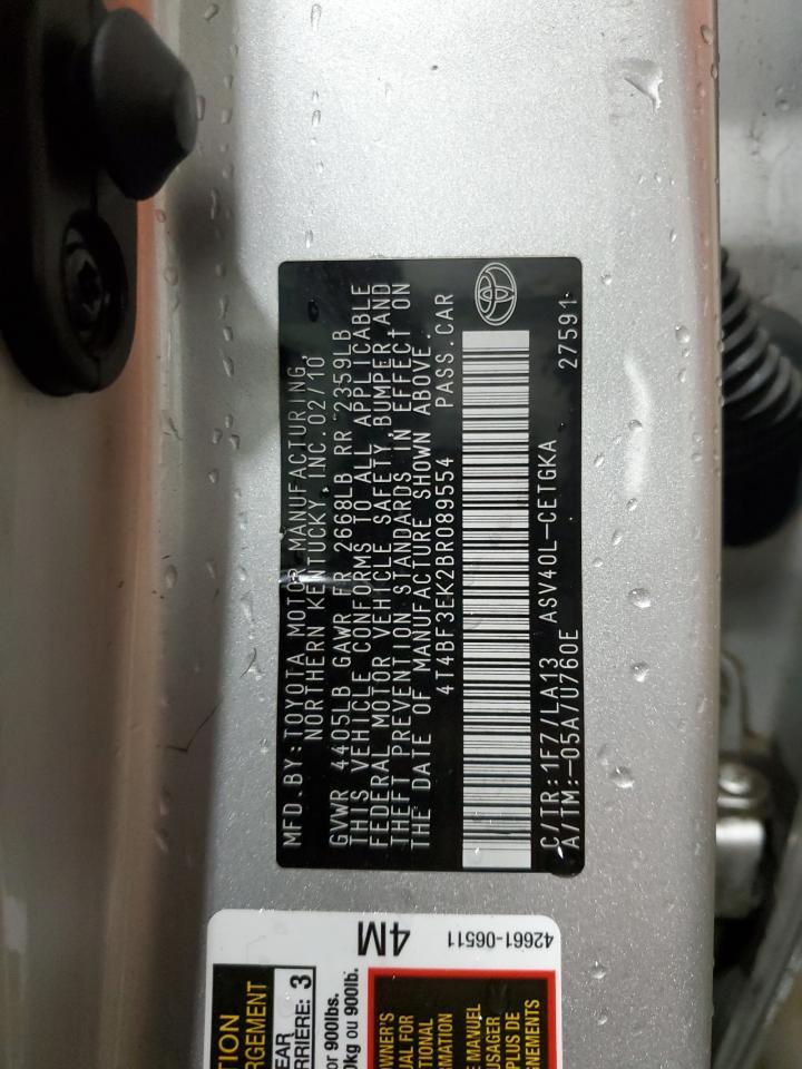 2011 TOYOTA CAMRY
