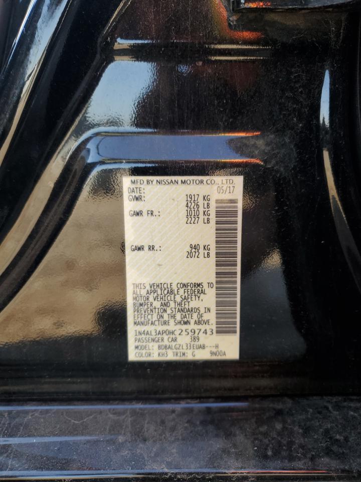 2017 NISSAN ALTIMA