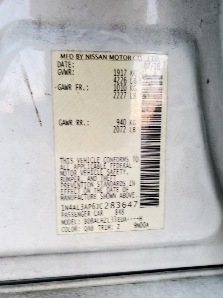 2018 NISSAN ALTIMA