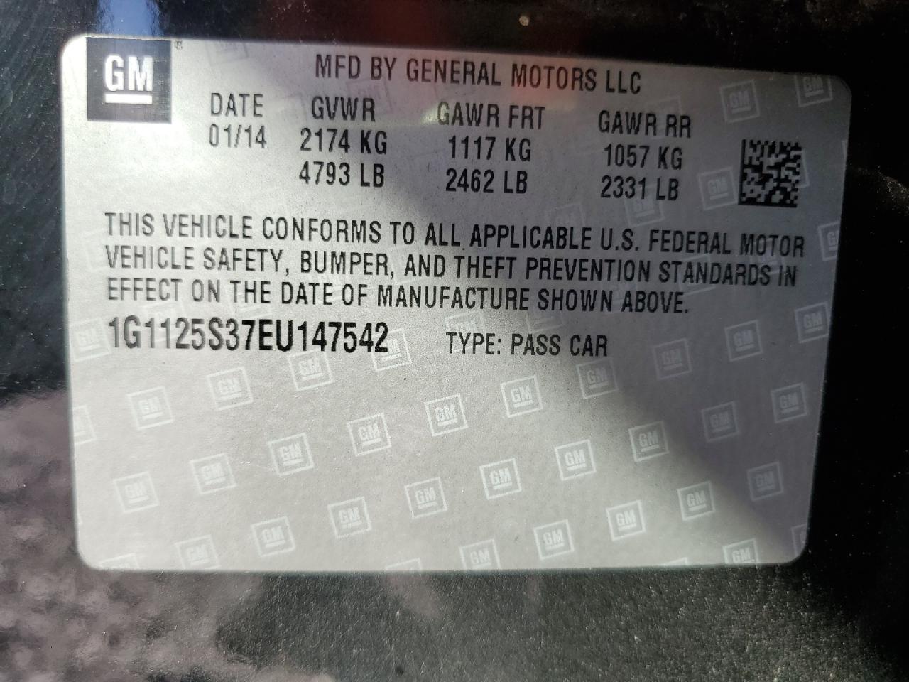 2014 CHEVROLET IMPALA
