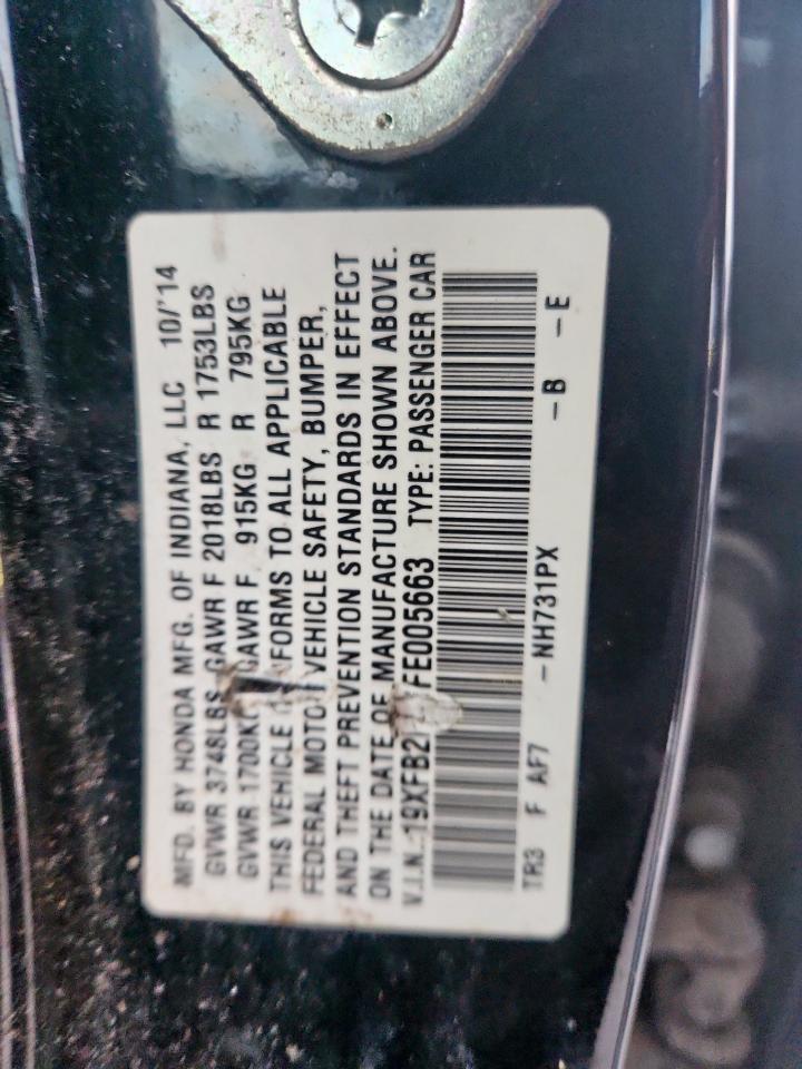 2015 HONDA CIVIC