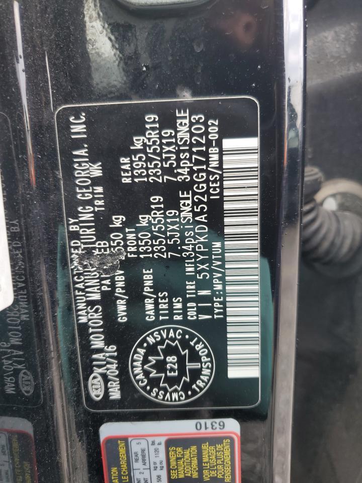 2016 KIA SORENTO