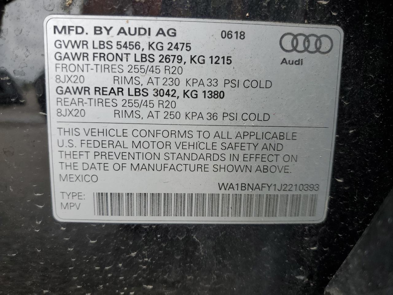 2018 AUDI Q5
