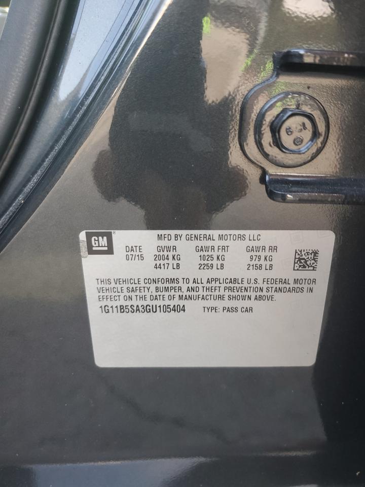 2016 CHEVROLET Malibu Limited