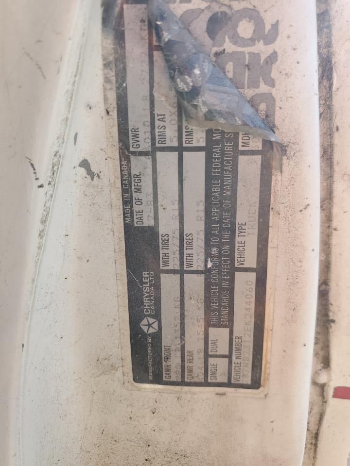 1984 DODGE RAM VAN