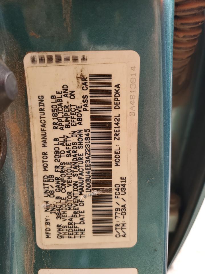2010 TOYOTA COROLLA