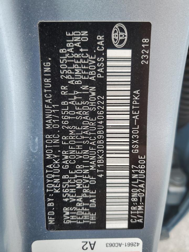 2011 TOYOTA Avalon