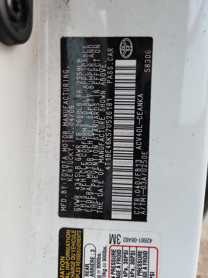 2007 TOYOTA CAMRY