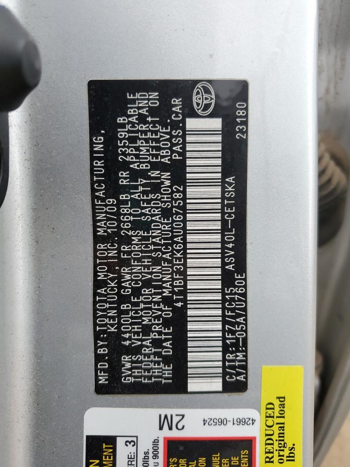 2010 TOYOTA CAMRY