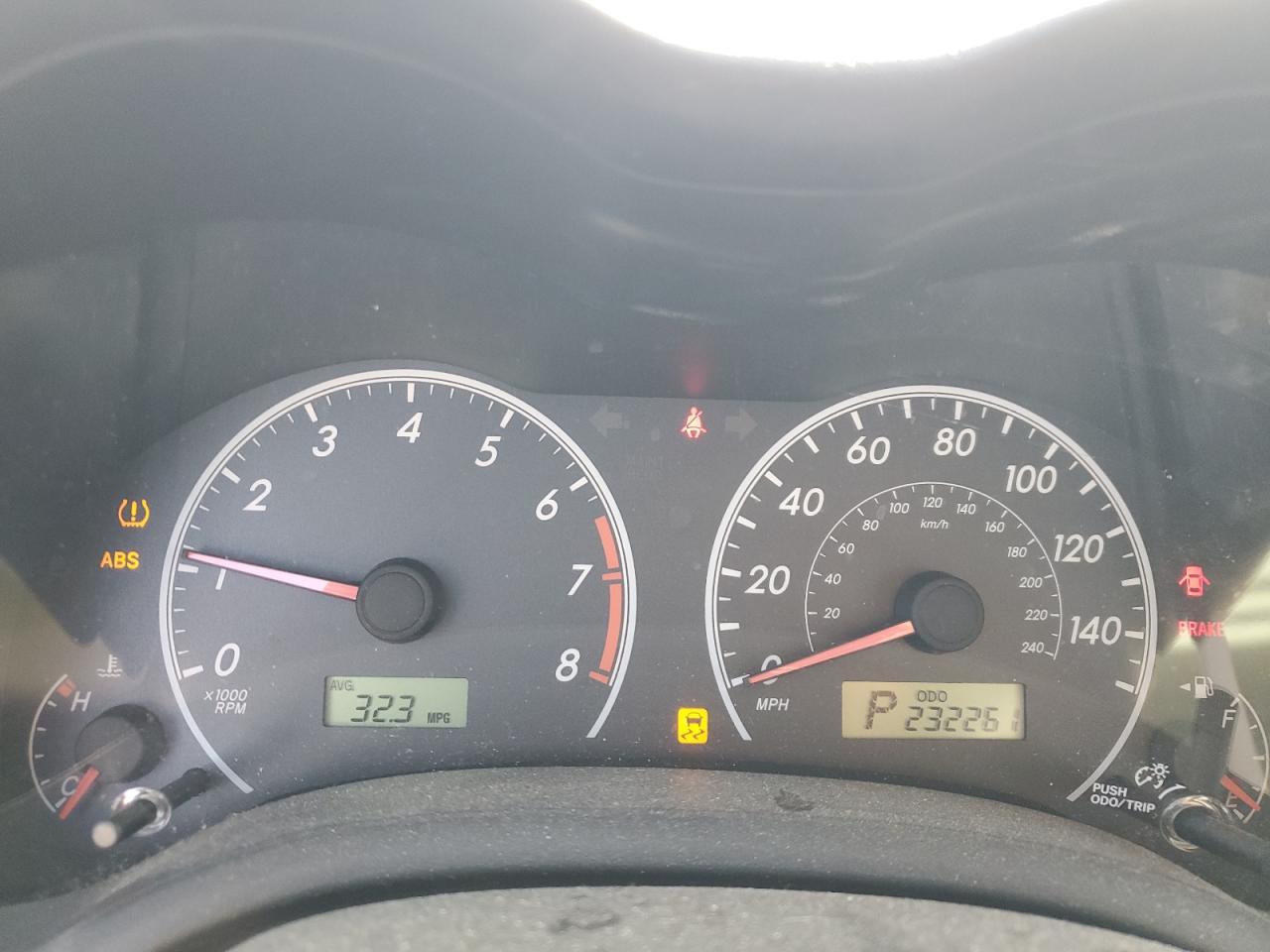 2012 TOYOTA COROLLA