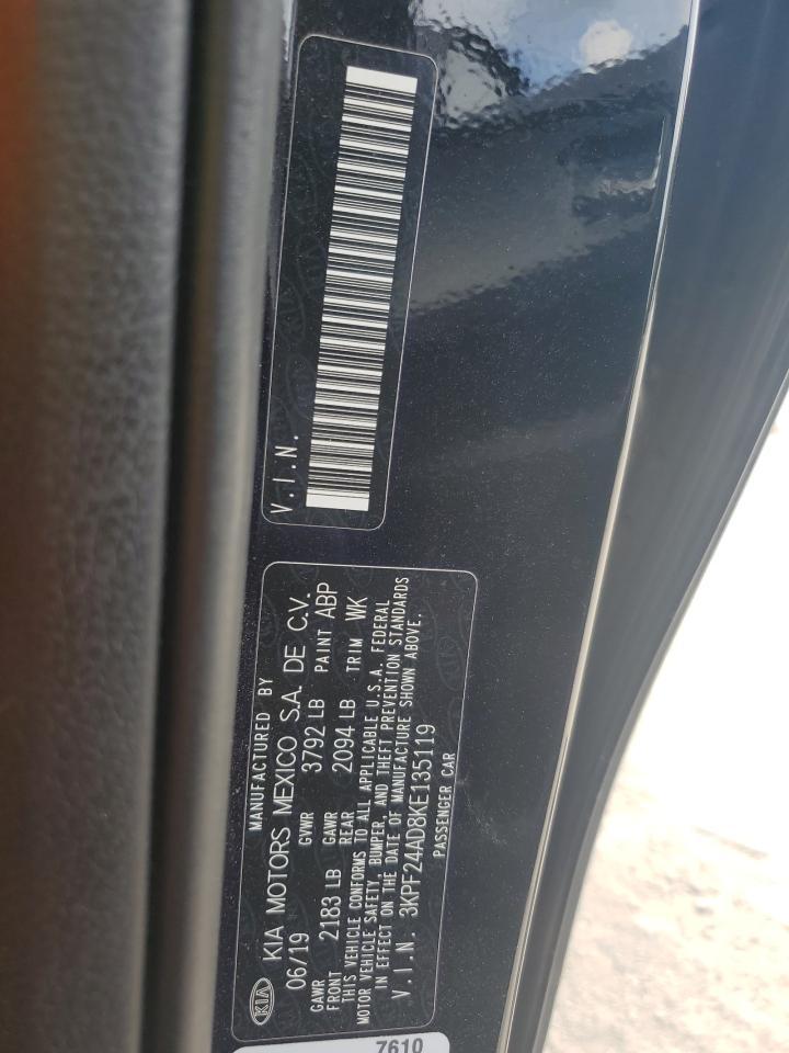 2019 KIA FORTE