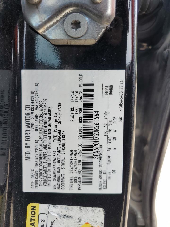 2018 FORD FUSION