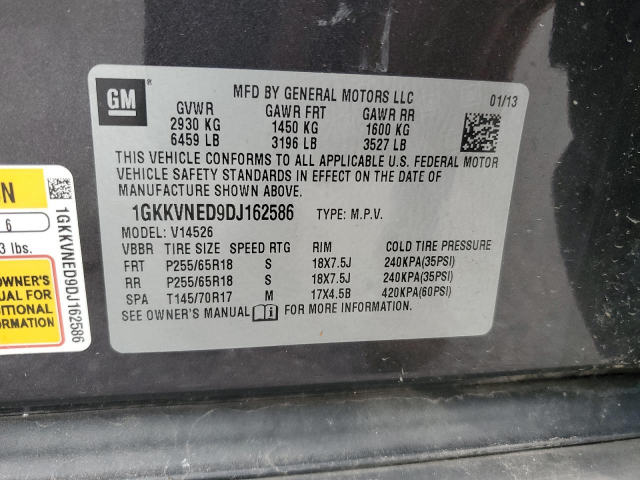 2013 GMC ACADIA