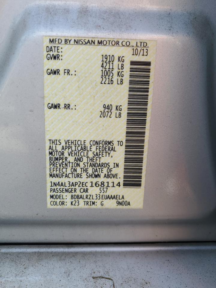 2014 NISSAN ALTIMA